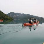 kayak de travesia pantanos de mediano y el grado